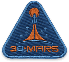 30ToMars Badge